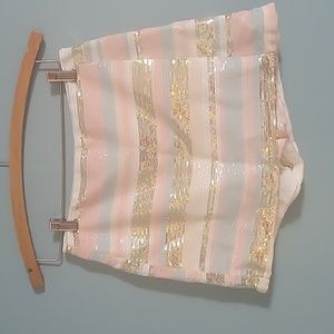 Sequined Mini-Skort
